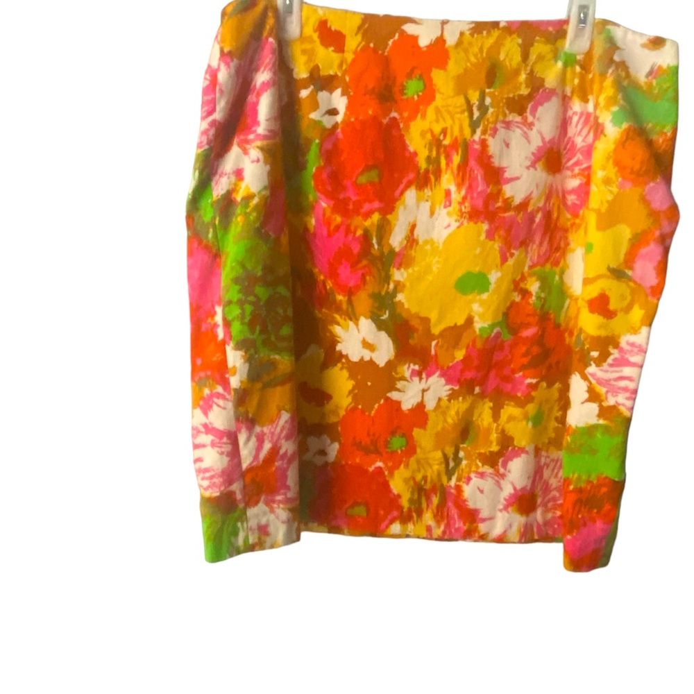 Talbots floral pencil skirt.